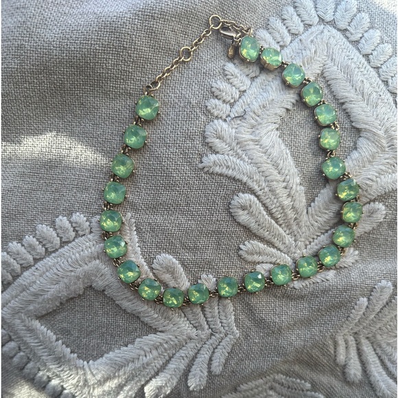 J.Crew Swarovski necklace blue - Picture 2 of 6